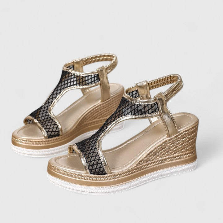 Premium women's orthopedic sandals with arch support, ensuring comfort and corrected posture.