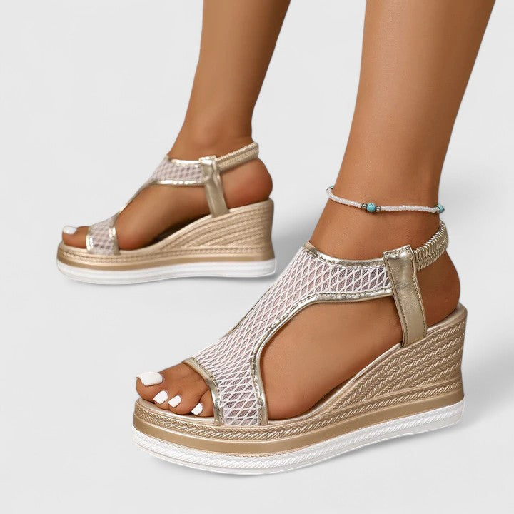 Healthy foot women's orthopedic sandals, providing arch support, comfort & posture correction.
