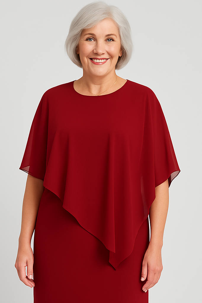Stunning red pleated midi dress for women, ideal for formal wear, special occasions, and elegant party events.
