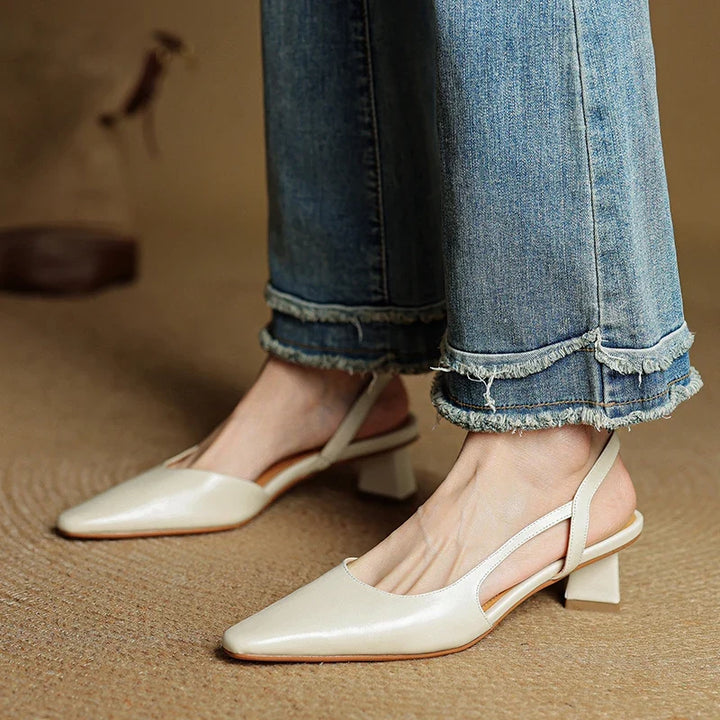 Professional women's pointed toe heels, ideal for comfortable office and work environments.