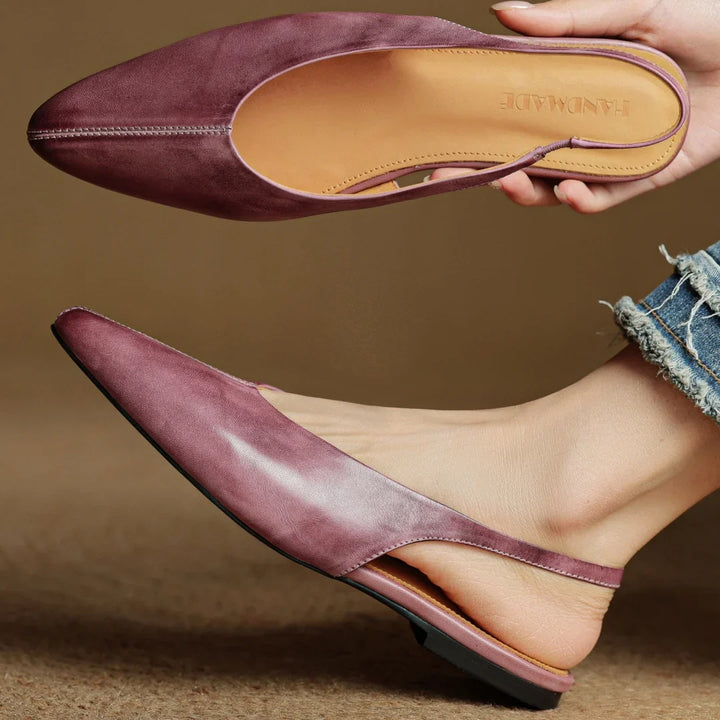 Everyday women's slingback flats, both elegant and comfortable. Stylish footwear for classic fashion.