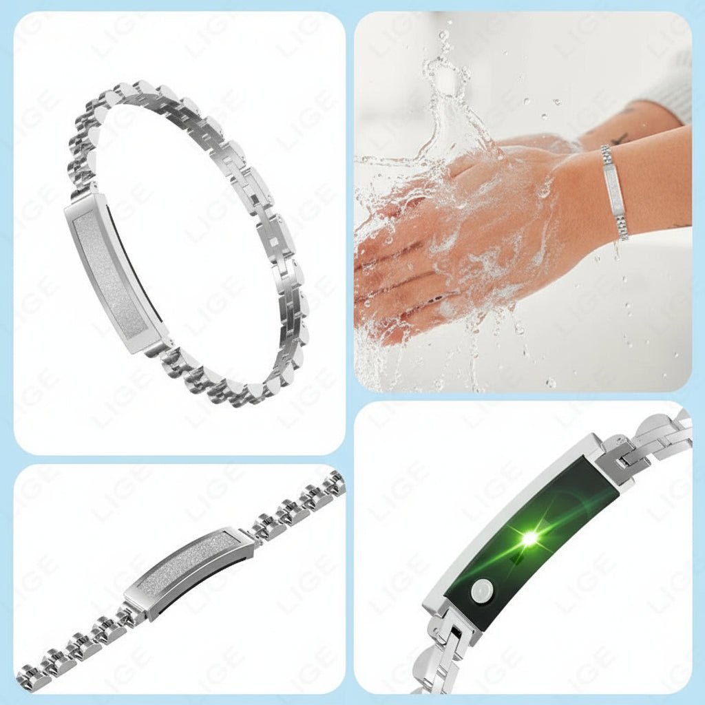 Chic women's smart bracelet, an elegant accessory for sophisticated health monitoring and daily activity tracking.