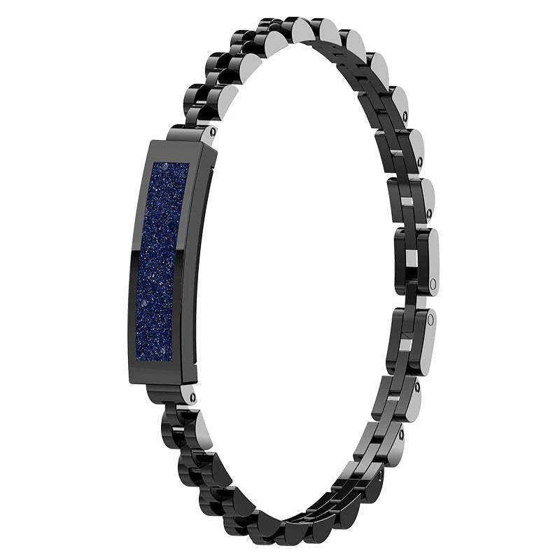 Sleek women's smart bracelet, a fashionable fitness tracker for everyday elegance and personal health insights.