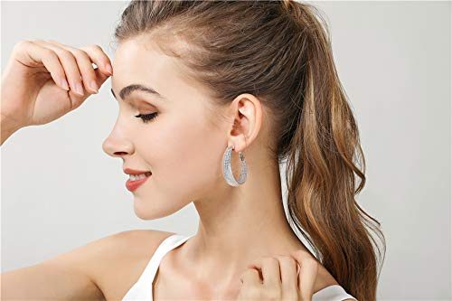 Timeless sterling silver European drop earrings, elegant women's jewelry. Perfect dangle earrings for a special gift.