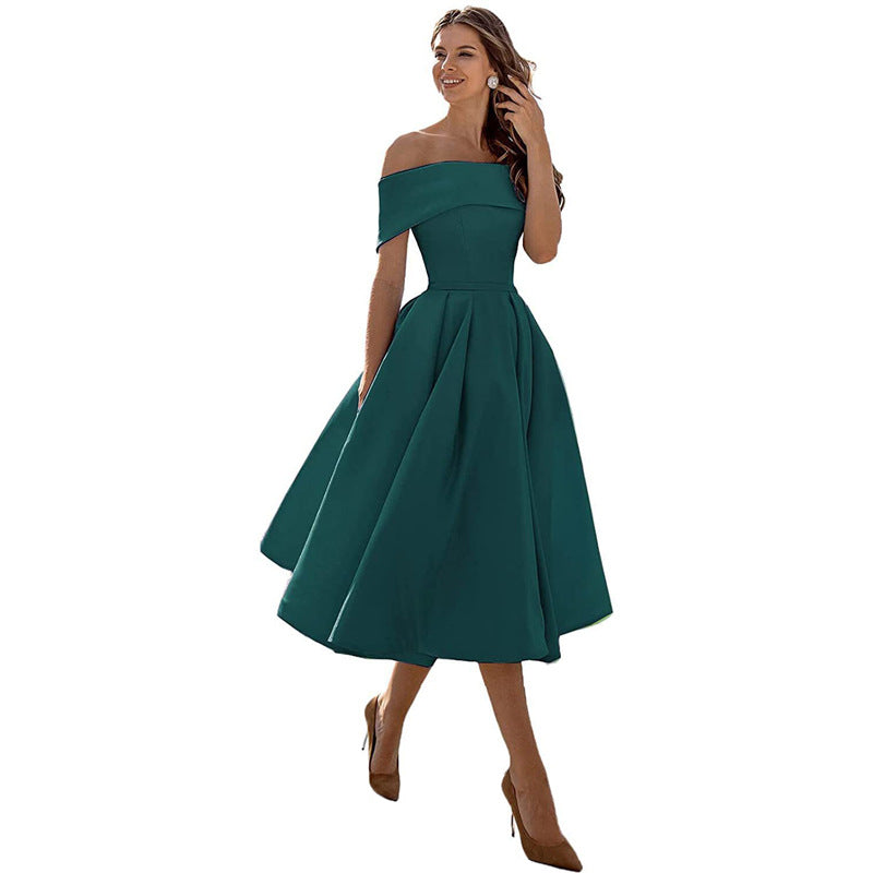 Sophisticated women's evening gown. Strapless bodycon design, perfect for formal wear & special occasions.