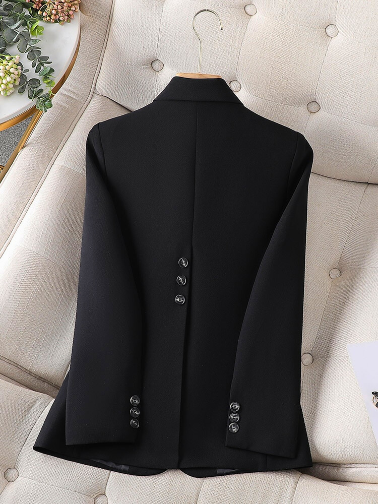 Sophisticated Women's Elegant Tailored Blazer by Carmen. Ideal for professional style & formal wear.