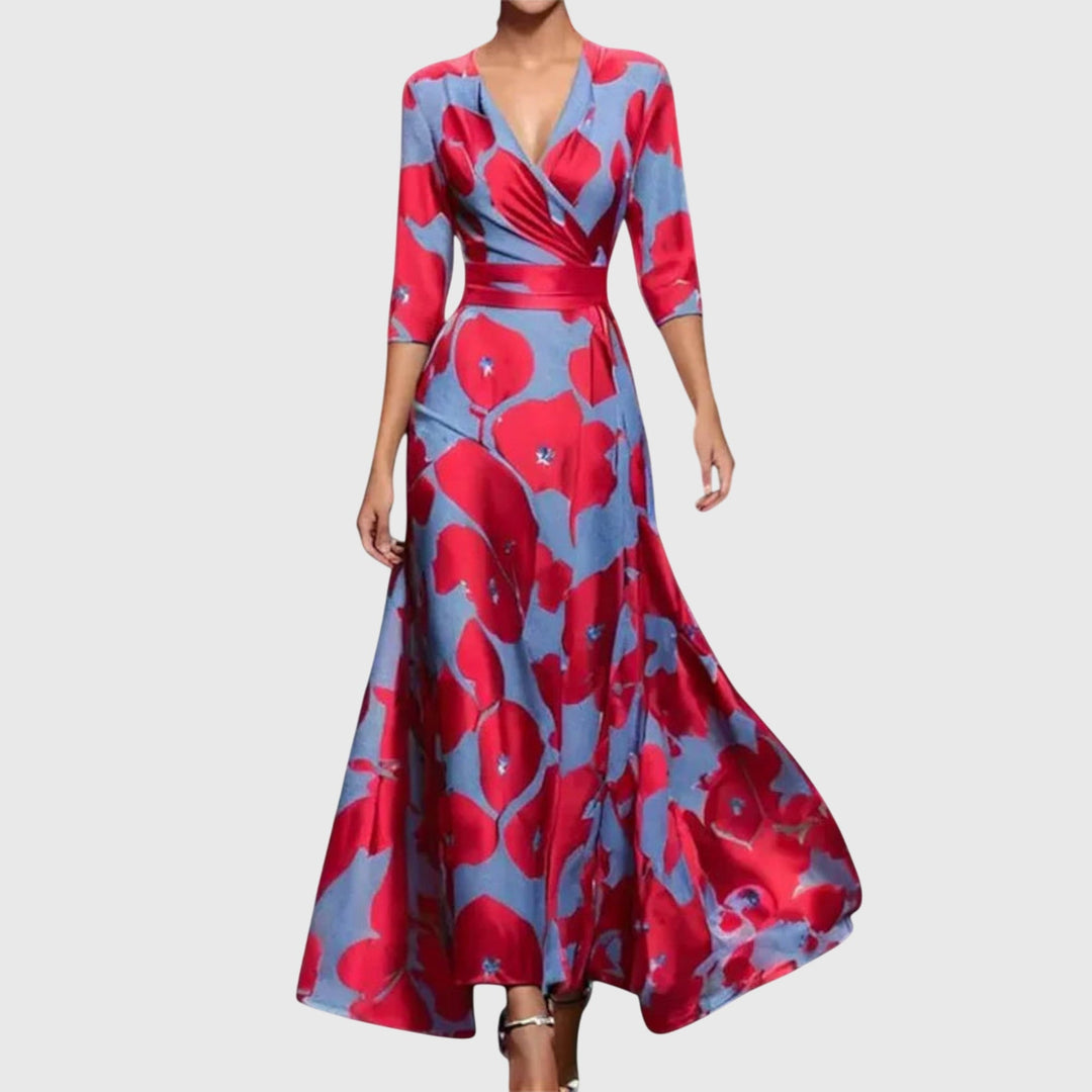 Elegant women's tailored dress in a sophisticated style, perfect for formal or evening wear. Chic and comfortable.