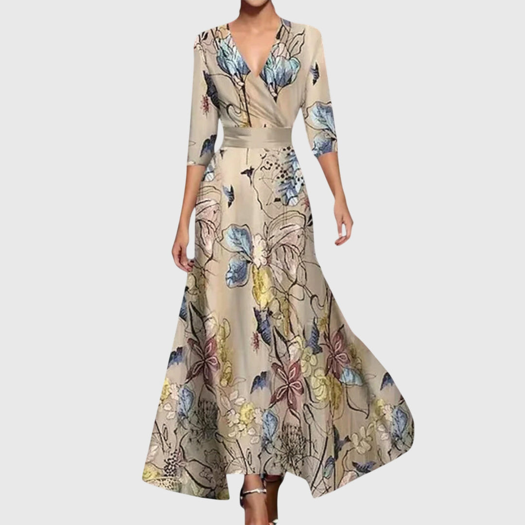 Chic women's tailored dress with a flattering silhouette, suitable for formal events or sophisticated day wear.