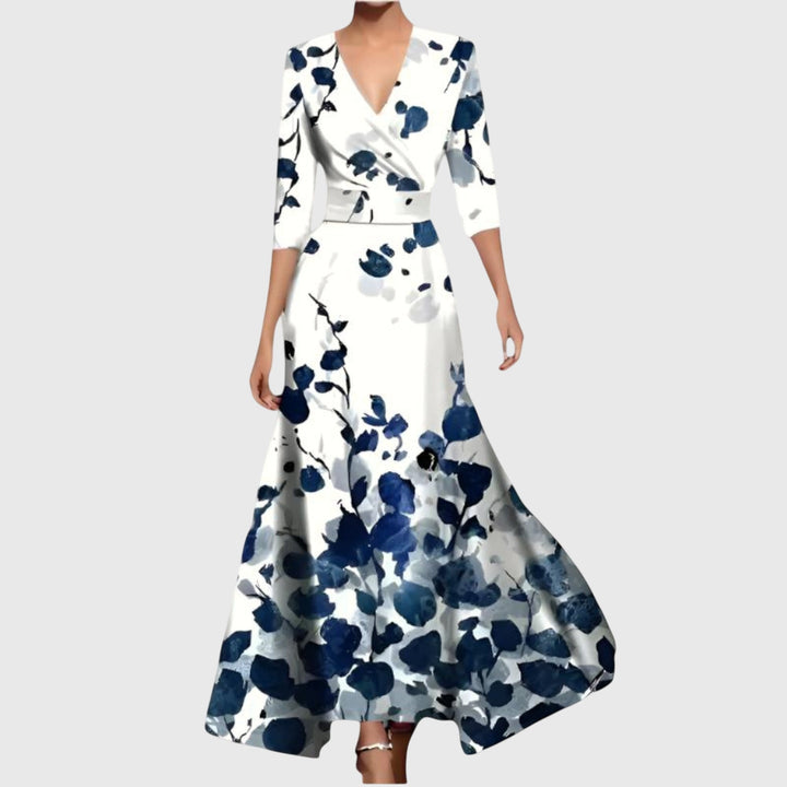 Sophisticated women's elegant tailored dress, perfect evening wear for formal occasions. Comfortable & stylish.