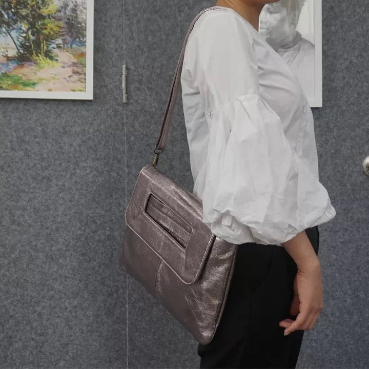 Designer quality vegan leather bag for women, an elegant accessory wearable as shoulder or crossbody.