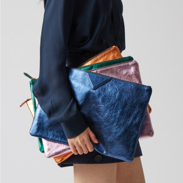 Stylish colorful vegan leather shoulder bag for women. Elegant & handmade, perfect ethical fashion accessory.