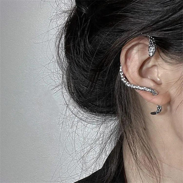 Elegant women's vintage clip-on earrings, gold plated & comfortable for non-pierced ears. Timeless fashion accessory.