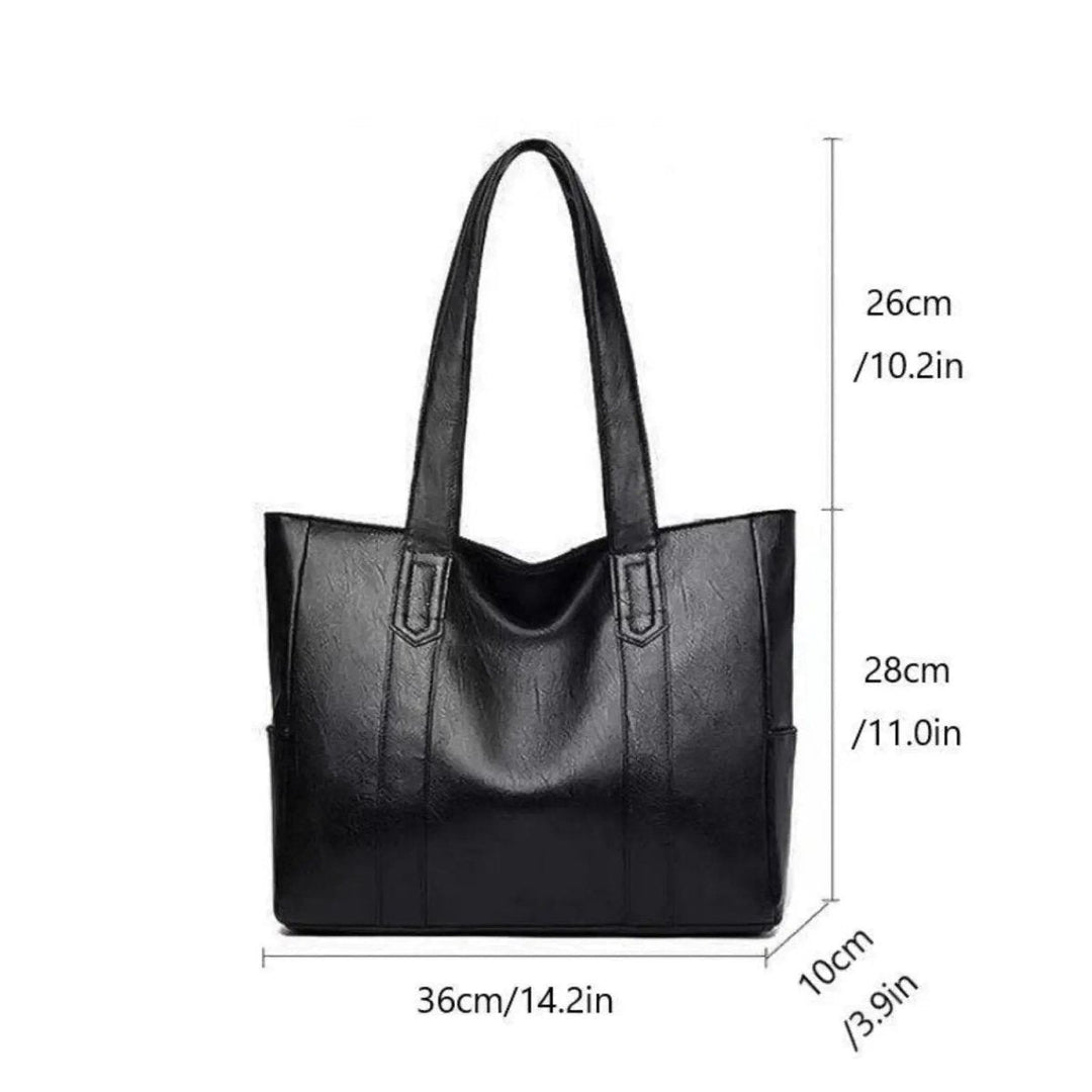 Spacious women's vintage shoulder bag, elegant & classic design, perfect daily use handbag or tote.