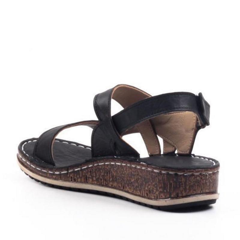 Lightweight women's wedge sandals, perfect casual summer footwear for beach trips or everyday wear.