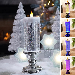 TwinkleFlame LED Christmas glitter lights for a magical and enchanting festive holiday decor experience.