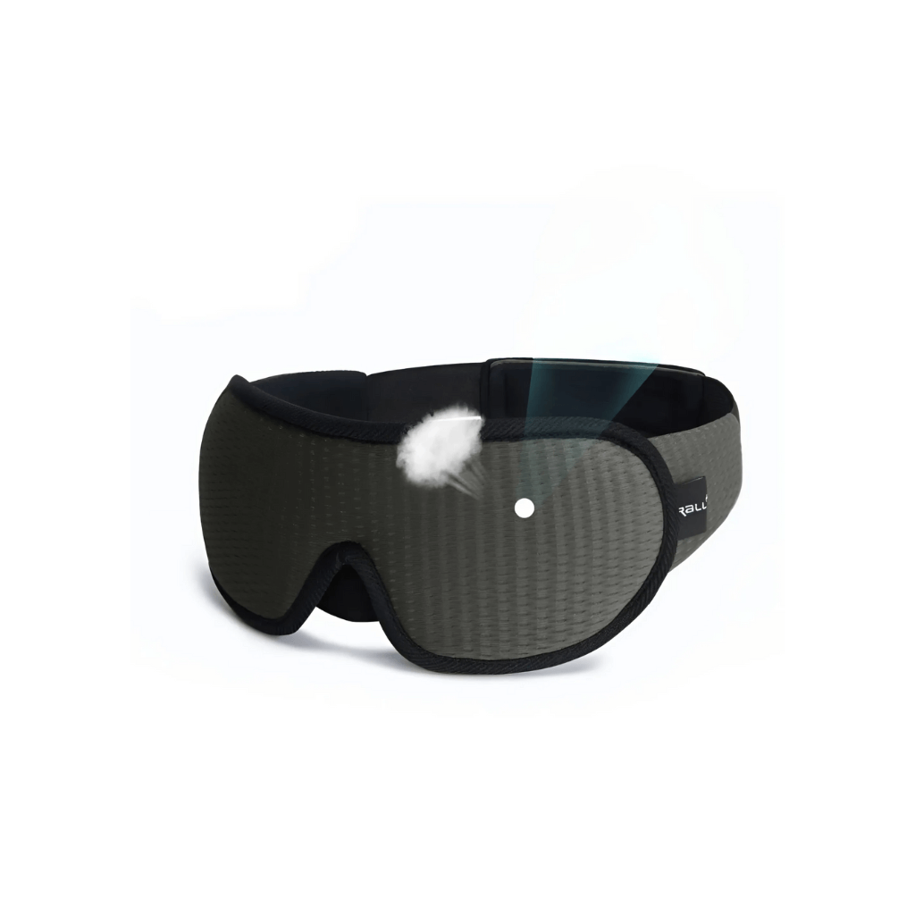 DreamShield 3D sleep mask, adjustable strap for ultimate comfort & darkness.