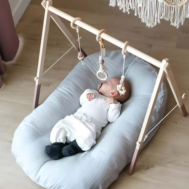 Premium infant head support pillow, a nursery essential for baby comfort & healthy sleep. Soft & ergonomic for newborns.