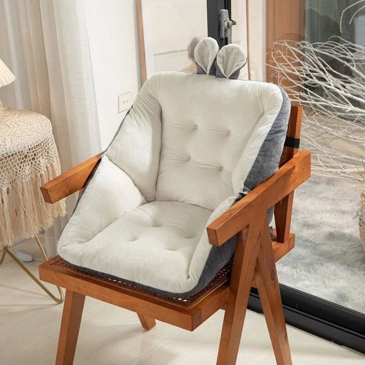 Ergonomic memory foam coccyx cushion for sciatica & tailbone pain relief, ideal for office or car seats.