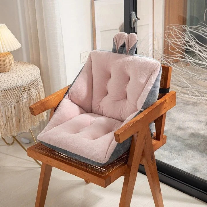 Orthopedic seat cushion for sciatica & hip pain relief, promoting healthy posture and back support.
