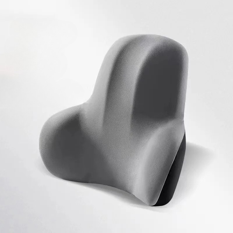 Versatile memory foam lumbar cushion for office, car, and home, ensuring ergonomic posture & comfort.