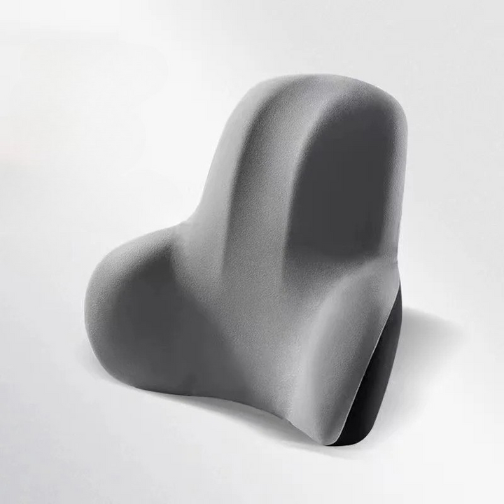 Versatile memory foam lumbar cushion for office, car, and home, ensuring ergonomic posture & comfort.