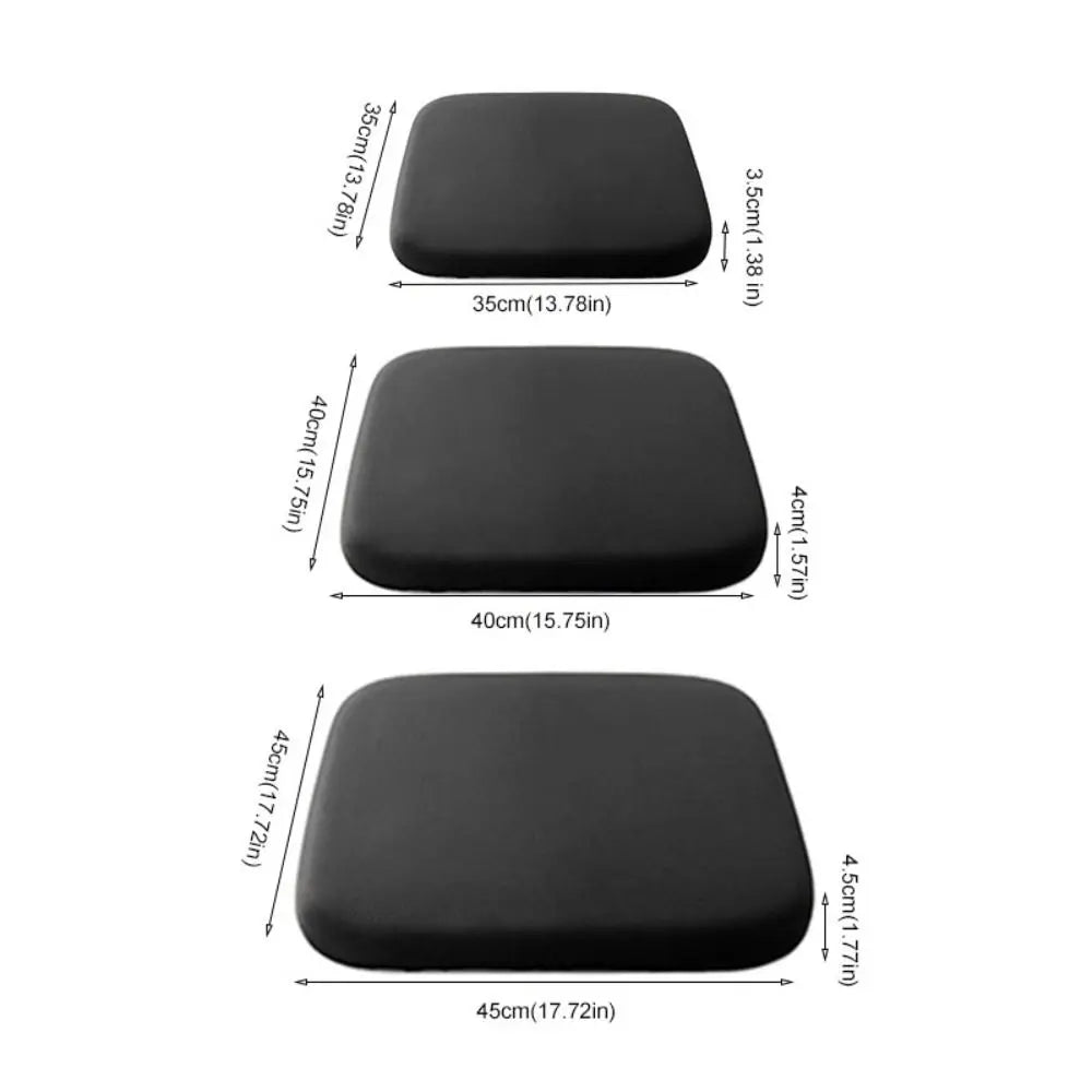 Office chair ergonomic cushion, non-slip, enhancing posture & reducing fatigue for desk work.