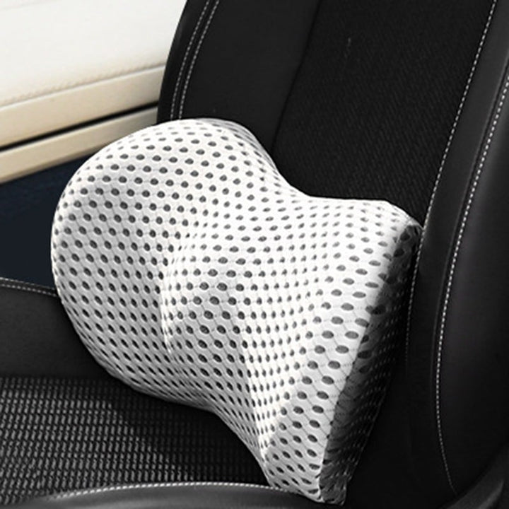 Comfortable orthopedic lumbar support cushion for home, office, car. Ergonomic design for pain relief & posture.