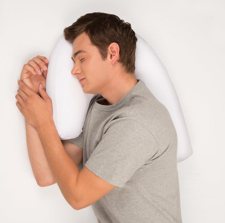 Cooling orthopedic pillow for unisex use, provides superior neck & back support, ideal for restful sleep.