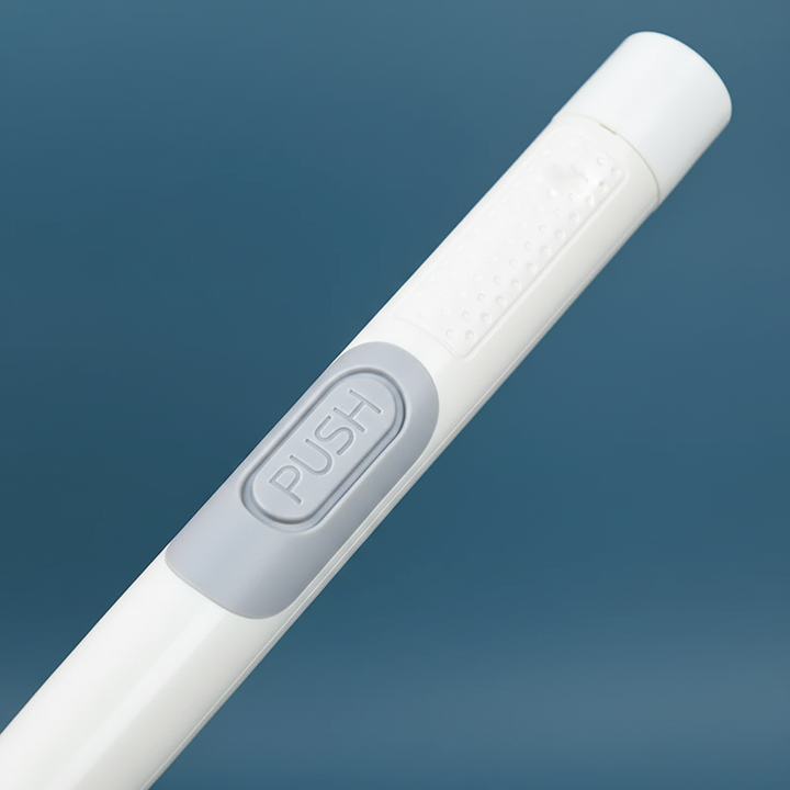 Quick-dry toilet brush and holder for efficient bathroom cleaning and hygiene