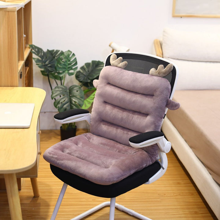 Sciatica relief seat cushion for office chairs. Alleviates back & tailbone pain, improves posture.