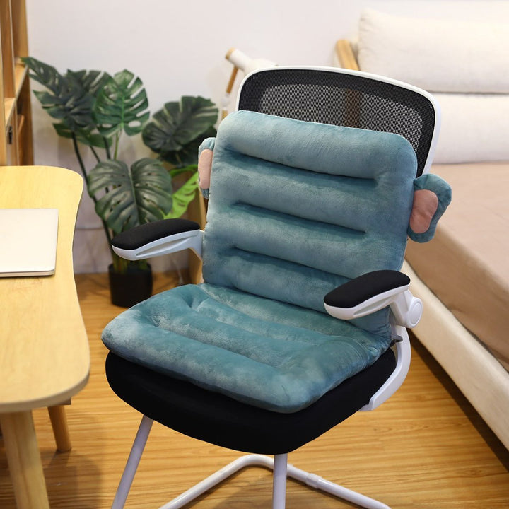 Portable ergonomic seat cushion for sciatica & tailbone pain. Perfect for home, office, or travel comfort.