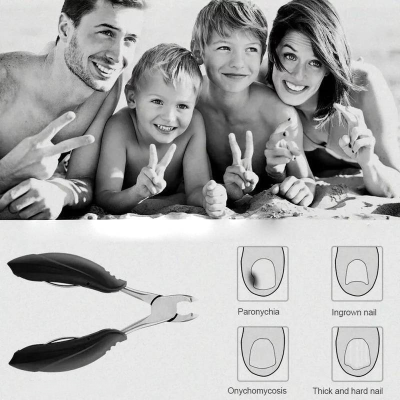 Easy-grip toenail clipper for very thick nails. Sharp, precise blades for effortless at-home pedicure.
