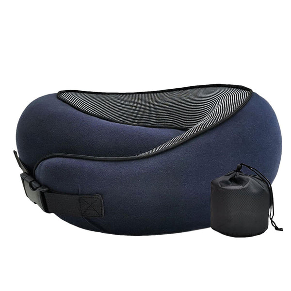 Premium ergonomic neck pillow, essential travel accessory for head & neck support on journeys.