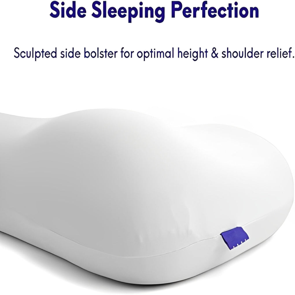 Ergonomic U-shaped travel pillow for neck support & comfort. Ideal for airplane/car. Unisex, microfiber/polyester.