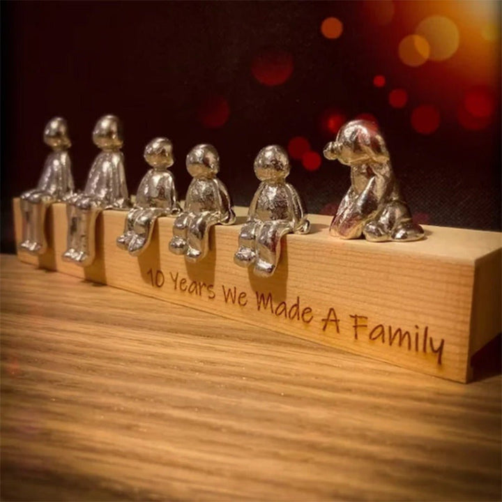 Sentimental family unity sculpture, a beautiful love symbol for your home.