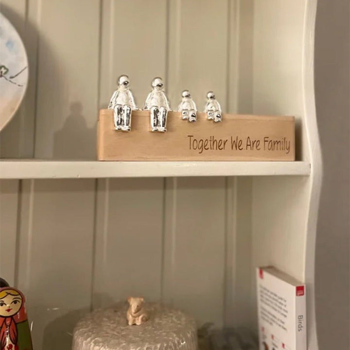 Modern Unity Decor sculpture, celebrating family connection with timeless art.