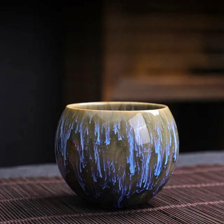 Porcelain Dragon Eggs Teacup Set for 6, an elegant & cultural addition to any home decor, ideal for gifting.