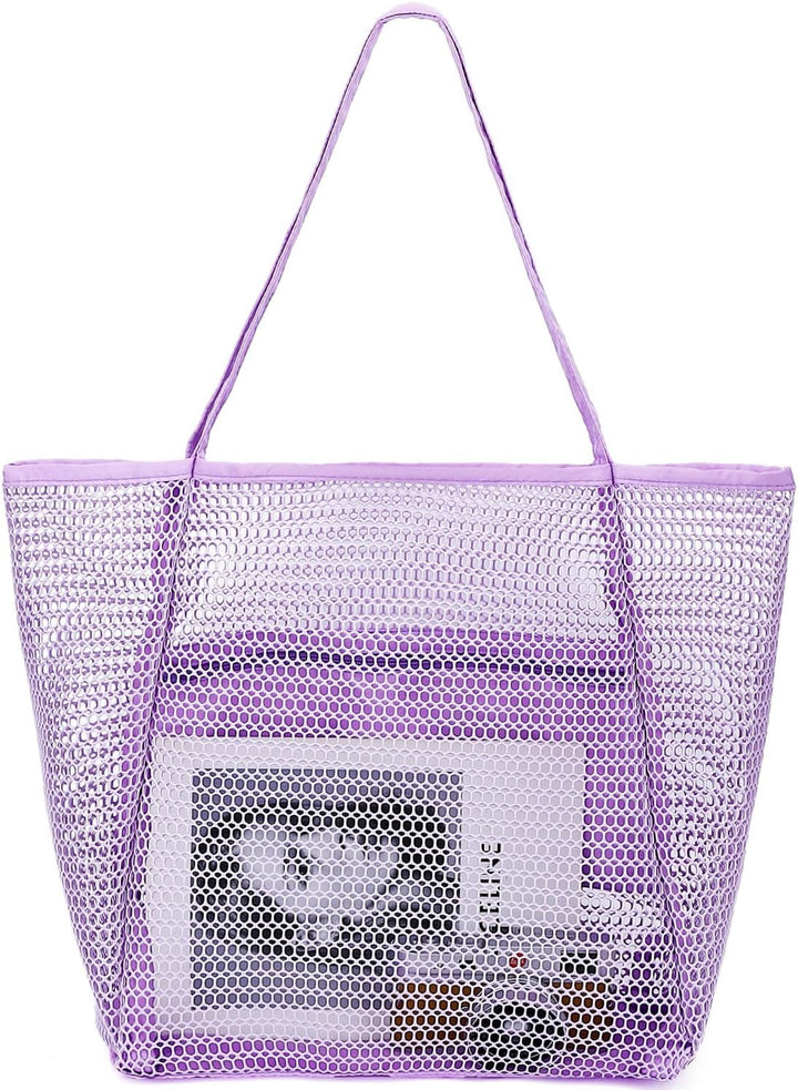 ClearWave extra large mesh tote, highly rated for family beach vacations