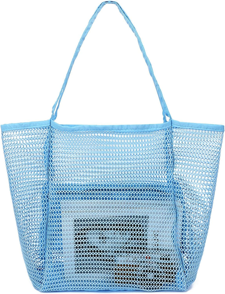 Extra large clear mesh travel bag, perfect for cruise or resort trips