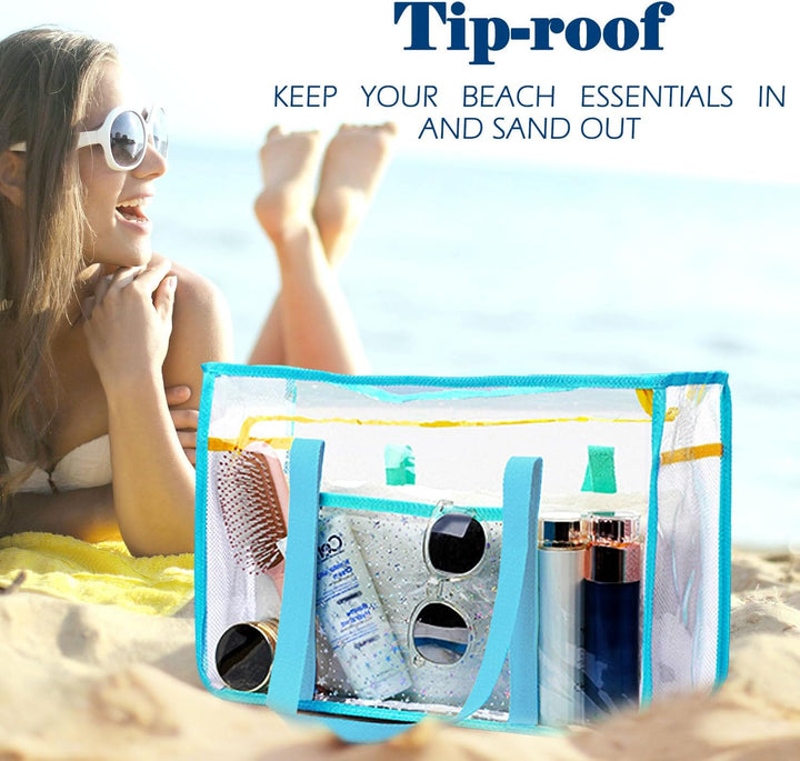Extra large clear mesh travel bag, lightweight yet incredibly strong