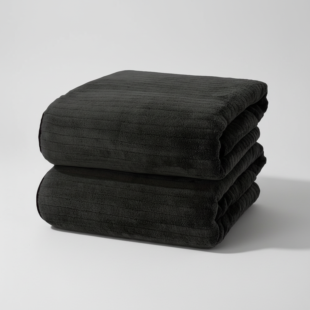 Extra large microfiber bath towel set in a vibrant teal, emphasizing its absorbent and practical use as bathroom essentials.