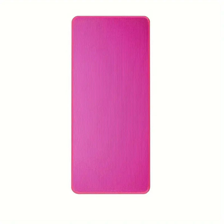Extra thick non-slip mat for comfortable stretching, yoga & pilates; ideal for enhanced flexibility.