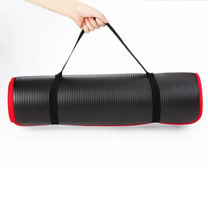 High-quality extra thick anti-slip yoga mat for superior comfort & stability in fitness activities.