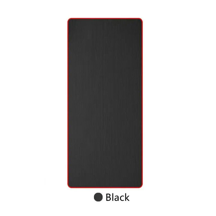 Soft, extra thick yoga mat with non-slip grip for comfortable & safe fitness routines.