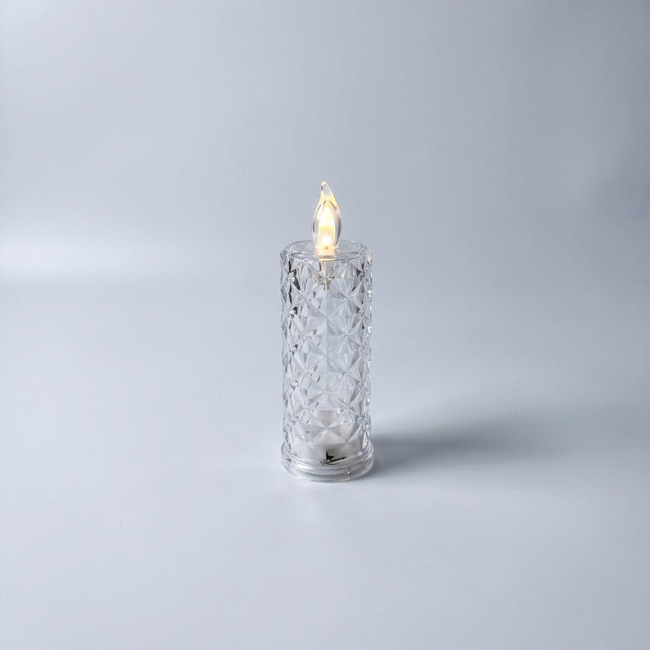 Enjoy safe, decorative lighting with a Flarisca flameless LED candle lamp, remote controlled