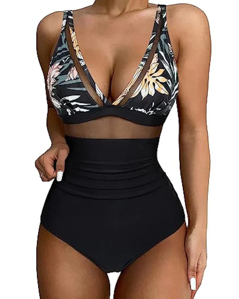Women's Leona adjustable swimsuit for a flattering look, ideal for pool and summer holidays.