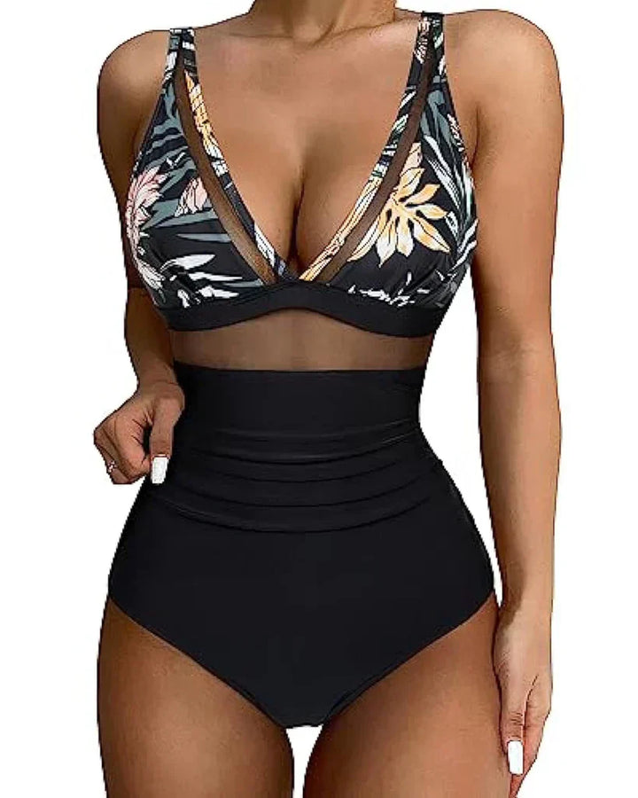 Women's Leona adjustable swimsuit for a flattering look, ideal for pool and summer holidays.