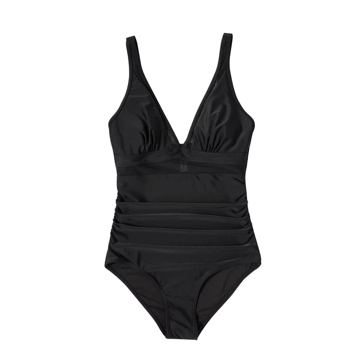 Modern women's swimwear: adjustable strap swimsuit, flattering & comfortable for summer.