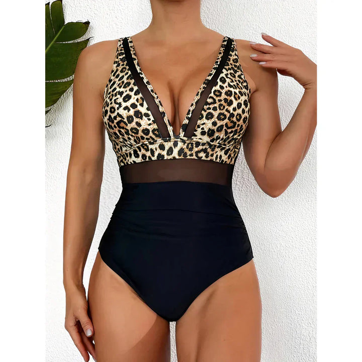 Elegant women's beachwear: adjustable strap swimsuit, flattering for any holiday.