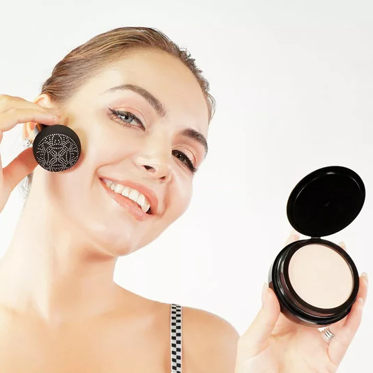 Flawless Moisture Cushion CC Cream for women, full coverage foundation with radiant finish. SPF & anti-aging.